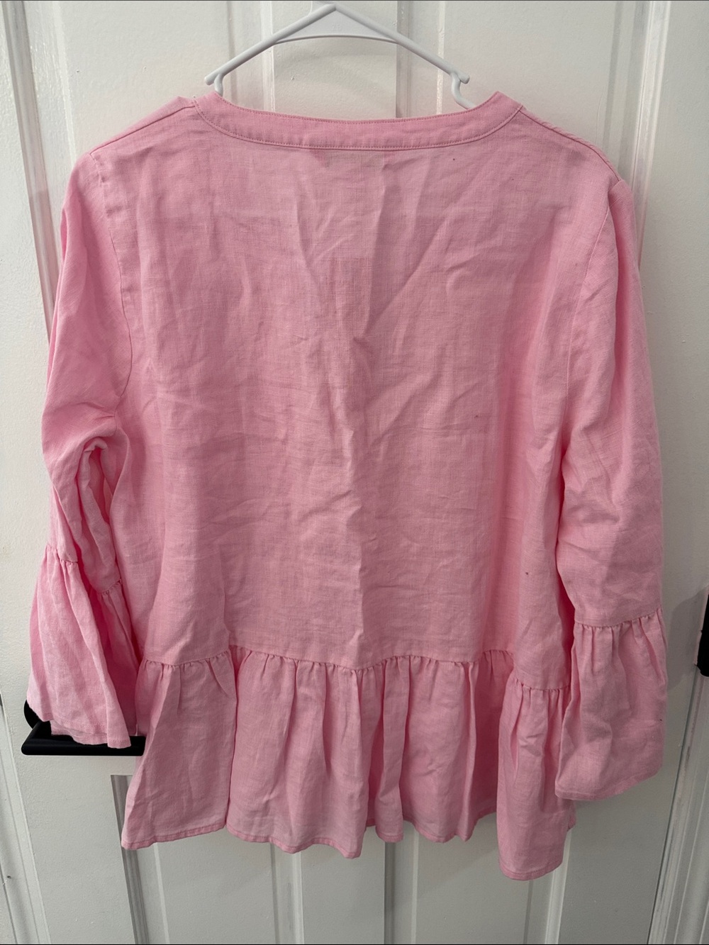 Lilly Pulitzer Light Pink Peplum Tunic Top - Picture 4 of 4